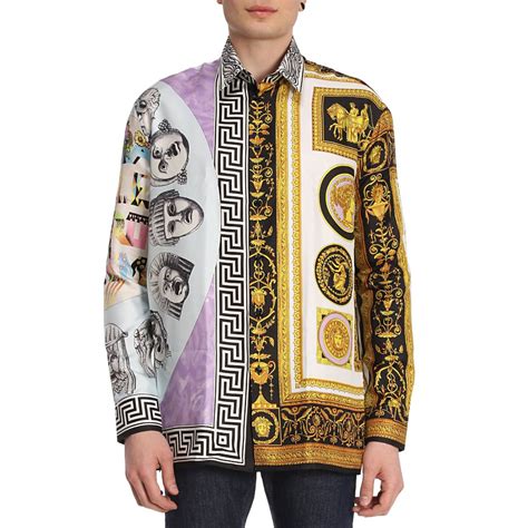 chemise versace|versace shirts for men.